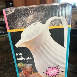 Elegant White Insulated Pitcher